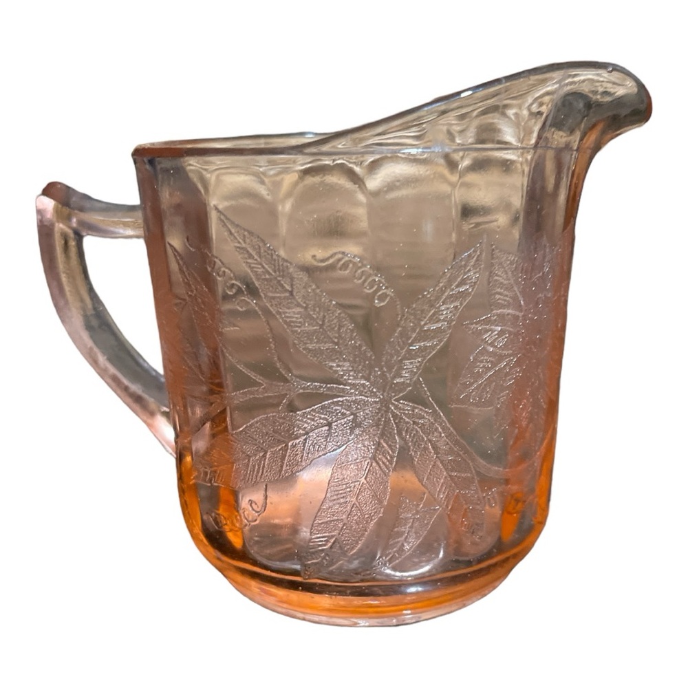 Jeannette Floral Pink Poinsettia creamer